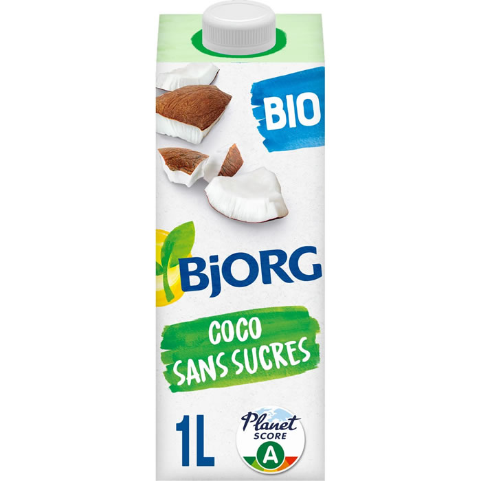 BJORG Boisson végétale à la noix de coco sans sucres bio