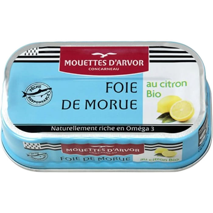 LES MOUETTES D'ARVOR Foie de morue au citron