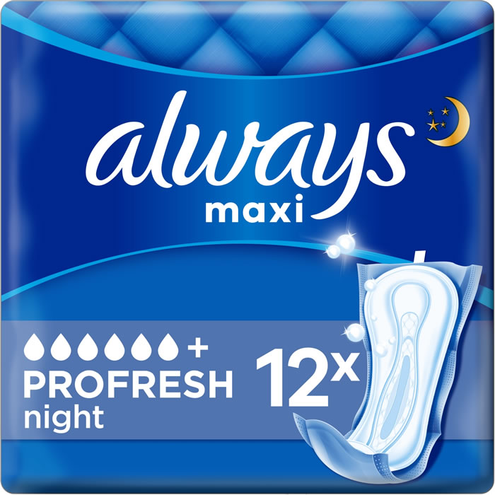 ALWAYS Maxi Night Serviettes hygiéniques profresh sans ailettes