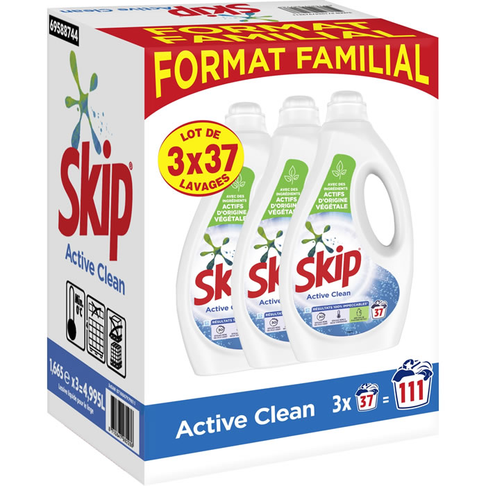 SKIP : Active Clean - Lessive liquide - chronodrive