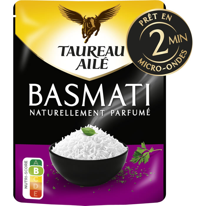 TAUREAU AILE Riz blanc basmati micro-ondes