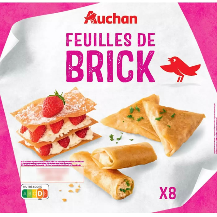 AUCHAN Feuilles de brick
