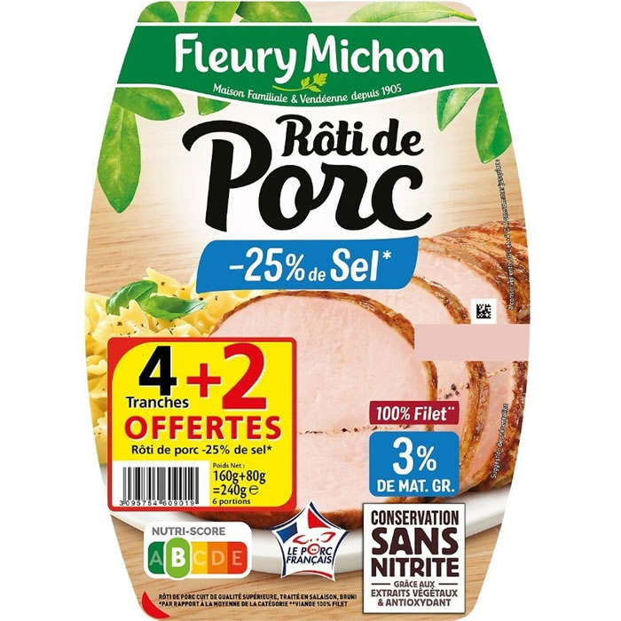 FLEURY MICHON Roti de porc cuit
