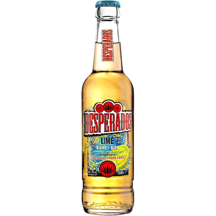DESPERADOS Lime Bière aromatisée au spiritueux à base d'agave