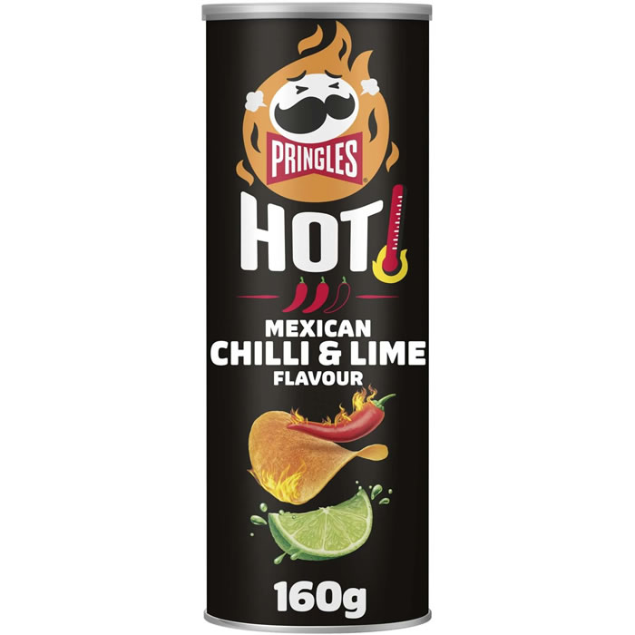 PRINGLES Chips tuiles goût chilli et citron