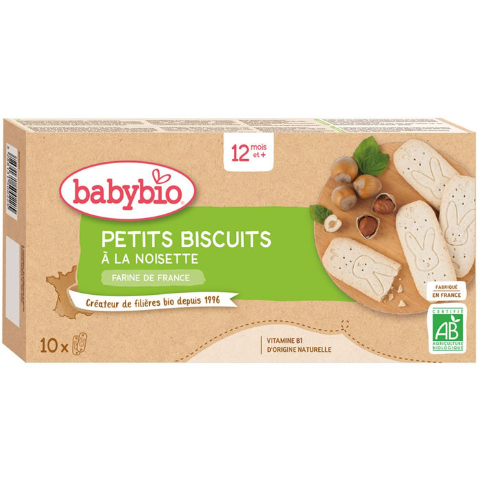BABYBIO Biscuits à la noisette bio dès 12 mois