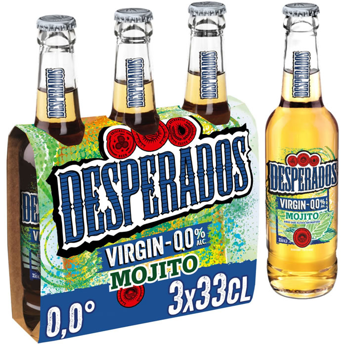 DESPERADOS Virgin Mojito Bière sans alcool aromatisée