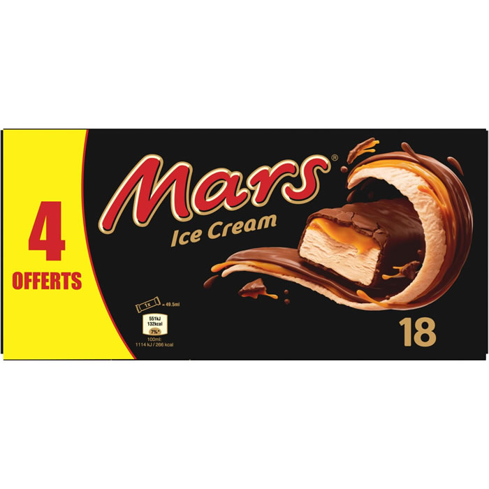 MARS Ice Cream Barres glacées au caramel
