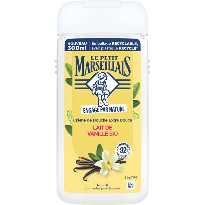 LE PETIT MARSEILLAIS Crème douche au lait de vanille
