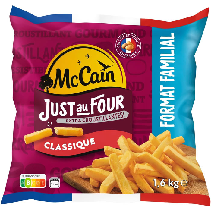 MC CAIN Just au Four Frites classiques