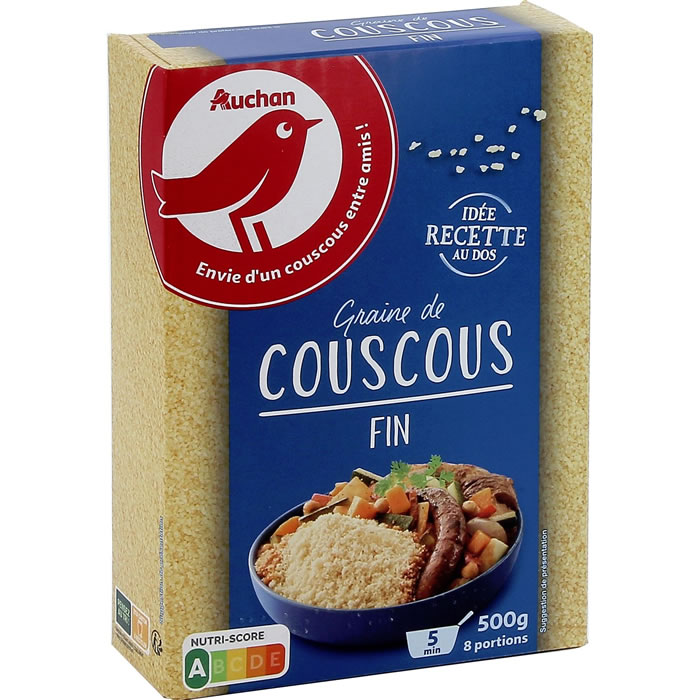 AUCHAN Couscous grain fin