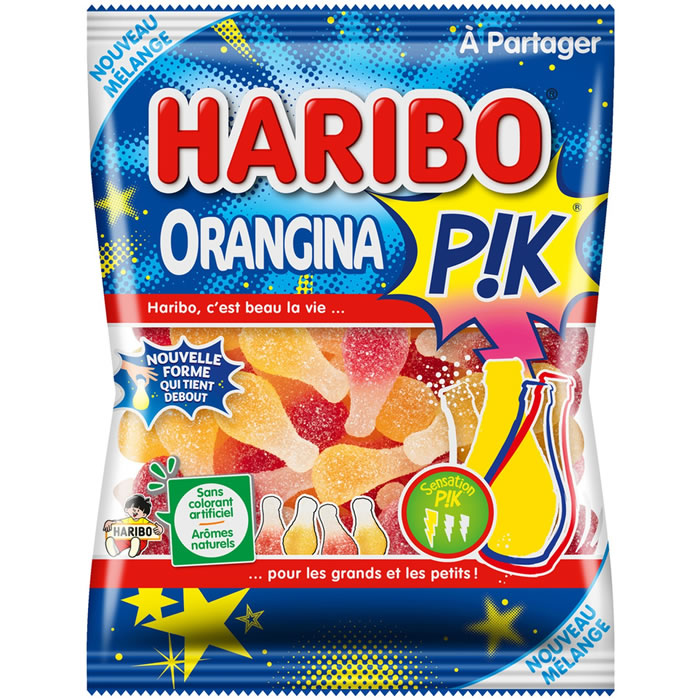 HARIBO Orangina Pik Bonbons acidulés