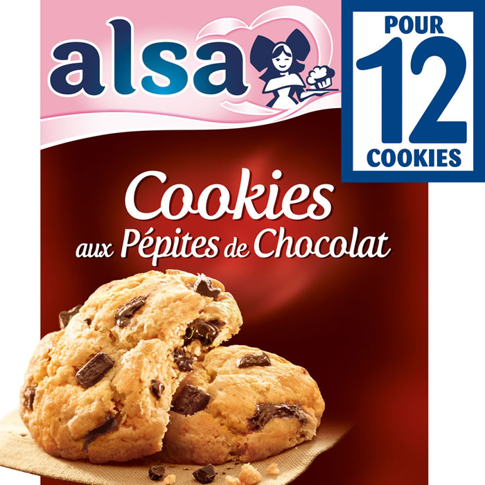 ALSA Préparation pour cookies aux gros éclats de chocolat