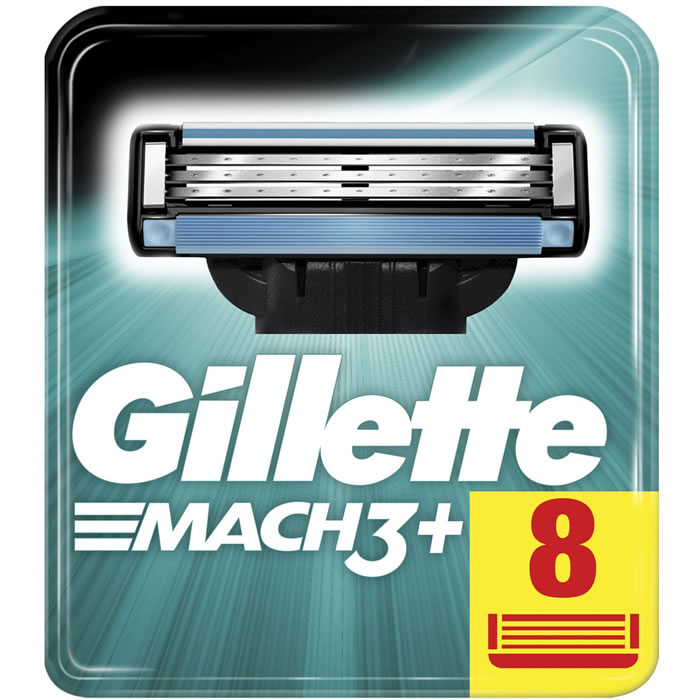 GILLETTE Mach 3+ Recharge pour rasoir 3 lames XL