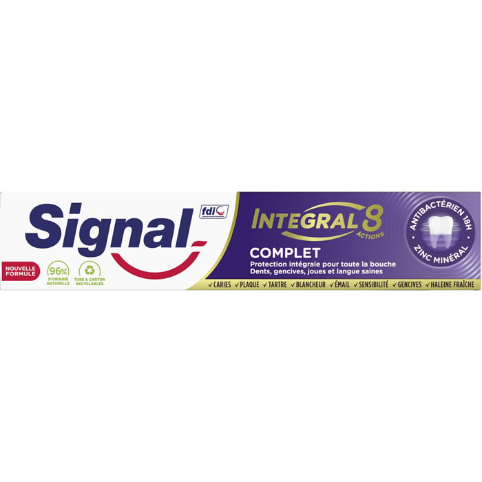 SIGNAL Intégral 8 Dentifrice complet anti-bacterien