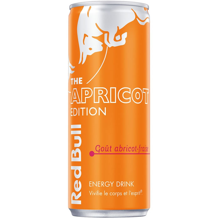 RED BULL Abricot Edition Boisson énergisante gazeuse à l'abricot