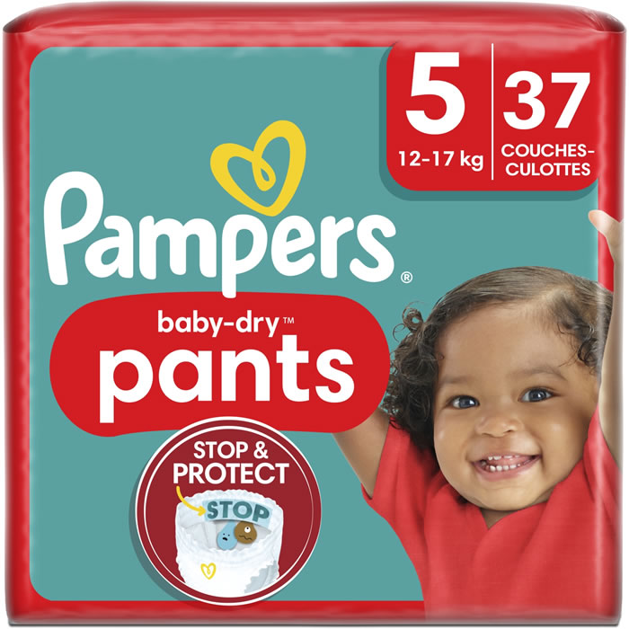 PAMPERS : Baby-Dry Pants - Couches-culottes taille 5 (12-17 kg