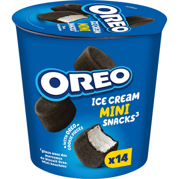 OREO Bouchées de crème glacée à la vanille et biscuits cacaotés