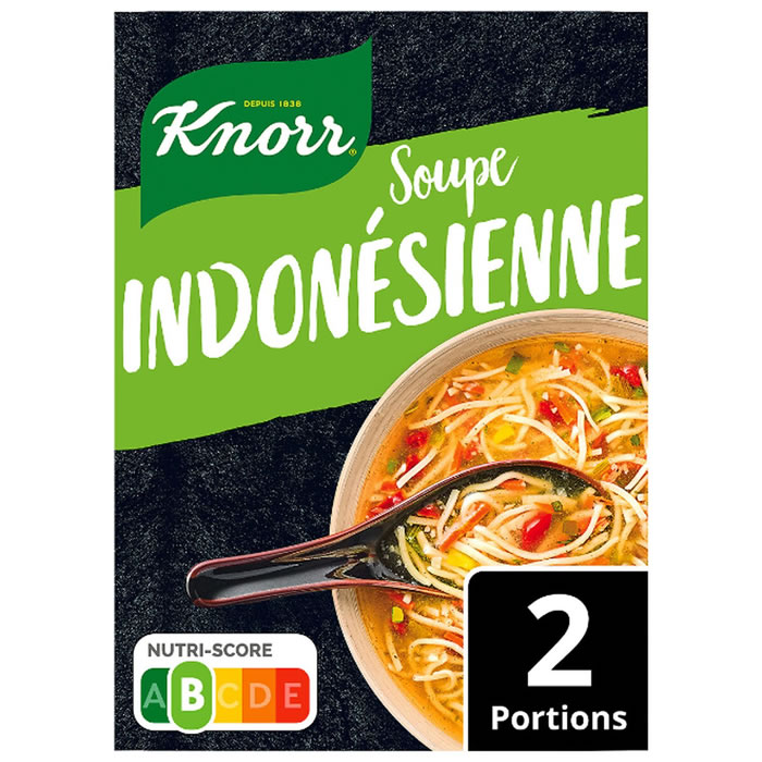 KNORR Soupe instantanée indonésienne nouilles, légumes et 5 épices