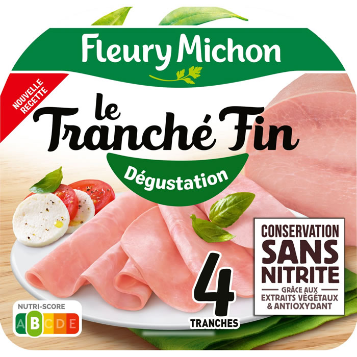 FLEURY MICHON Le Tranché Fin Dégustation Jambon cuit sans nitrite