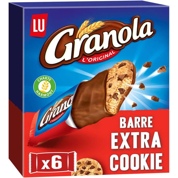GRANOLA Barres extra-cookie au chocolat