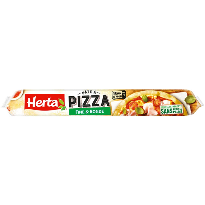 HERTA Pâte à pizza fine et ronde