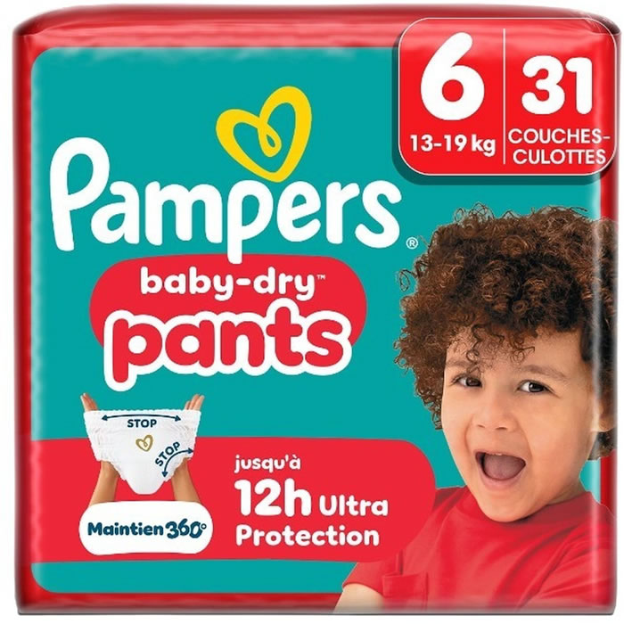 PAMPERS Baby-Dry Pants Couches-culottes taille 6 (13-19 kg)