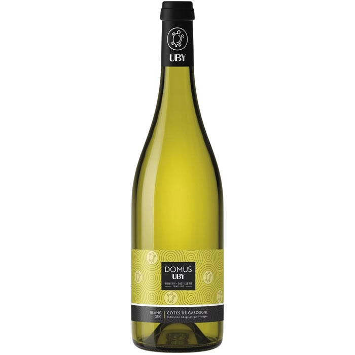 COTES DE GASCOGNE Domus by Uby Colombard Sauvignon Vin blanc sec HVE IGP