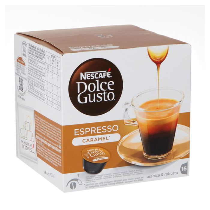 NESCAFE Dolce Gusto Capsules de café espresso caramel N°7