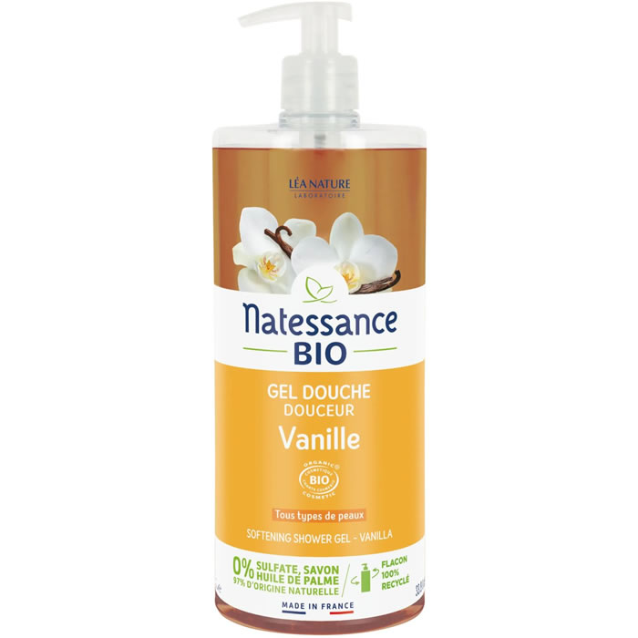NATESSANCE Gel douche vanille