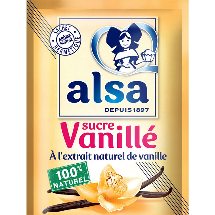ALSA Sucre vanillé à l'extrait naturel de vanille
