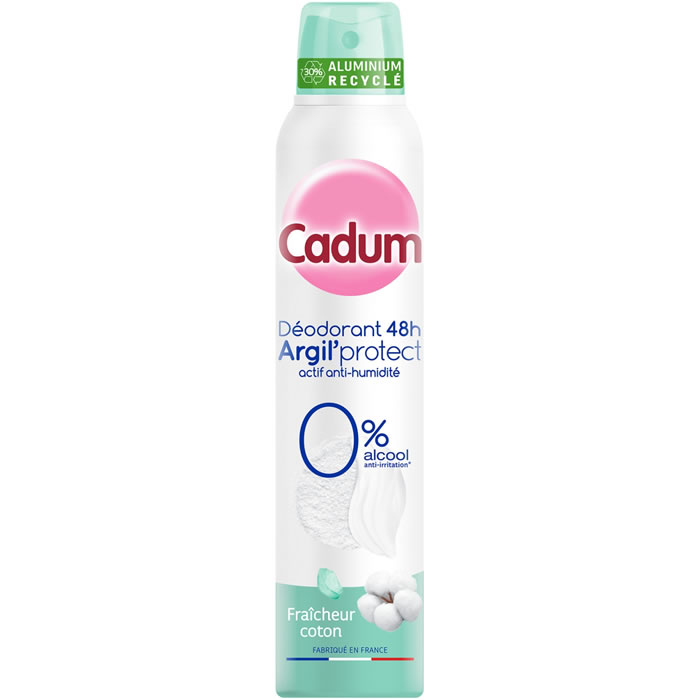 CADUM Argil'Protect Déodorant spray anti-humidité 48h