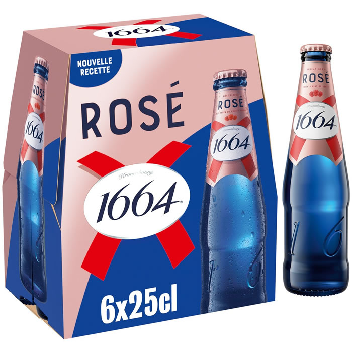 1664 Rosé Bière blanche aromatisée à la framboise