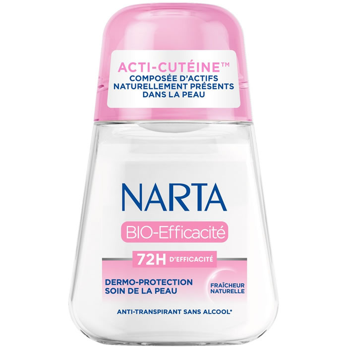 NARTA Déodorant bille dermo-protecteur et anti-transpirant 72h