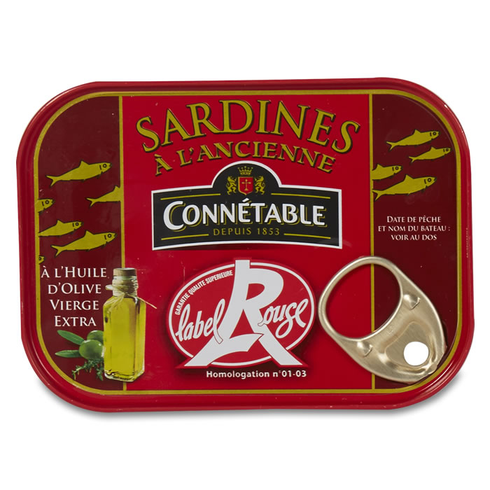 CONNETABLE Sardines à l'huile d'olive label rouge