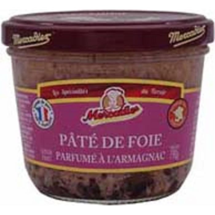 MERCADIER Pâté de foie parfumé à l'Armagnac