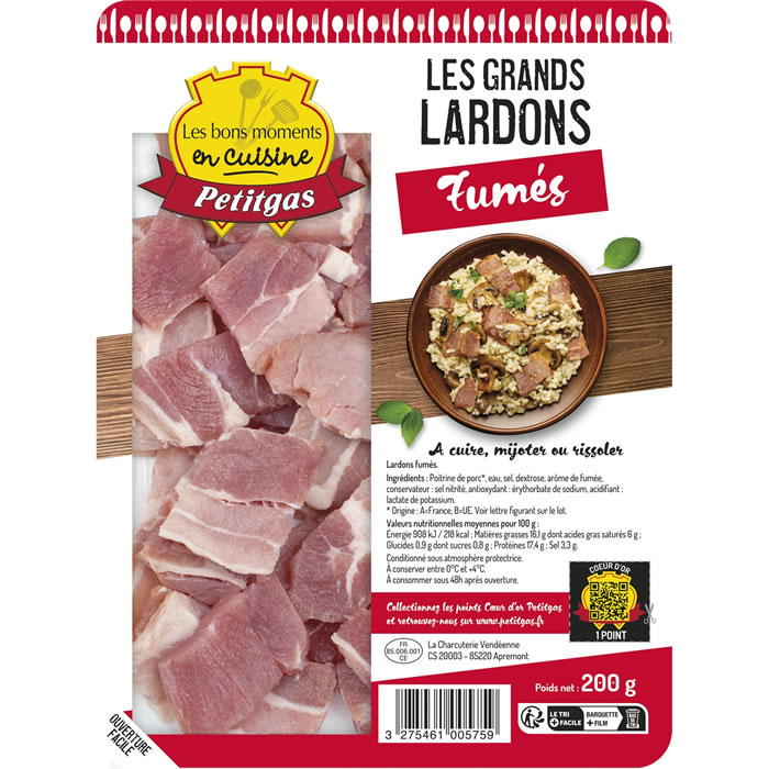 PETITGAS Lardons fumés