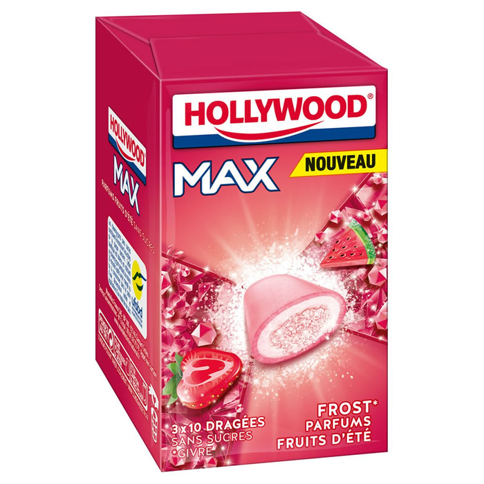 HOLLYWOOD Max Chewing-gum aux fruits d'été