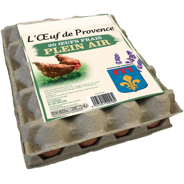 L'OEUF DE PROVENCE Oeufs de poules élevées en plein air