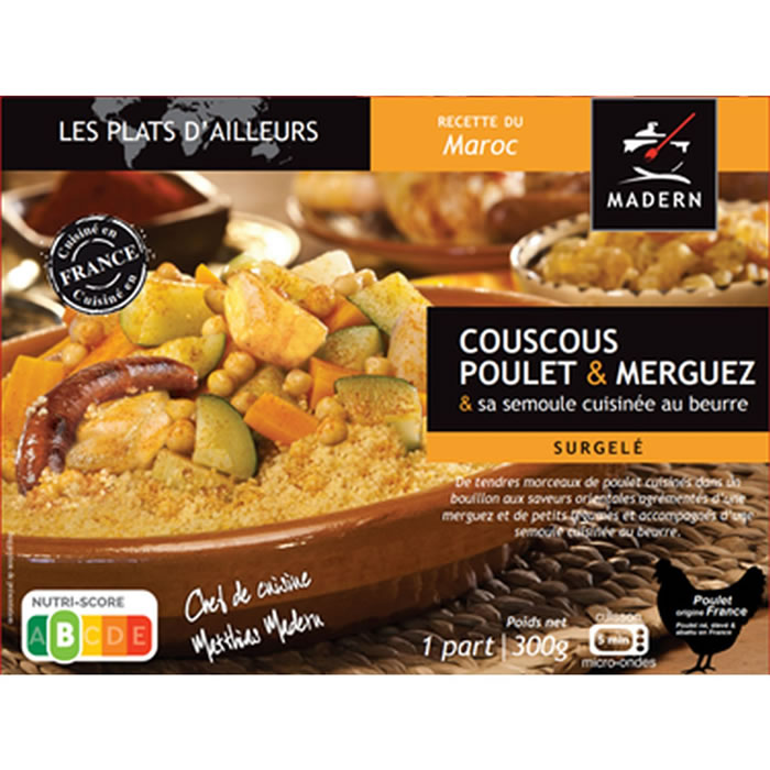 MADERN Couscous au poulet et merguez
