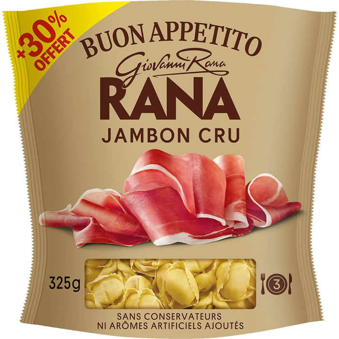 GIOVANNI RANA Tortellini au jambon cru cuisson à l'eau