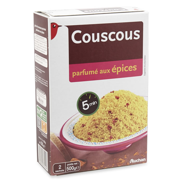 AUCHAN Couscous parfumé aux epices