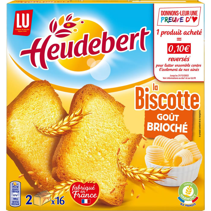 Biscottes Françaises Heudebert