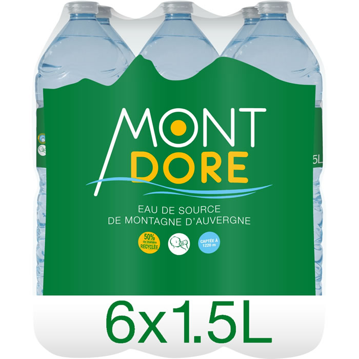 MONT DORE Eau de source de montagne