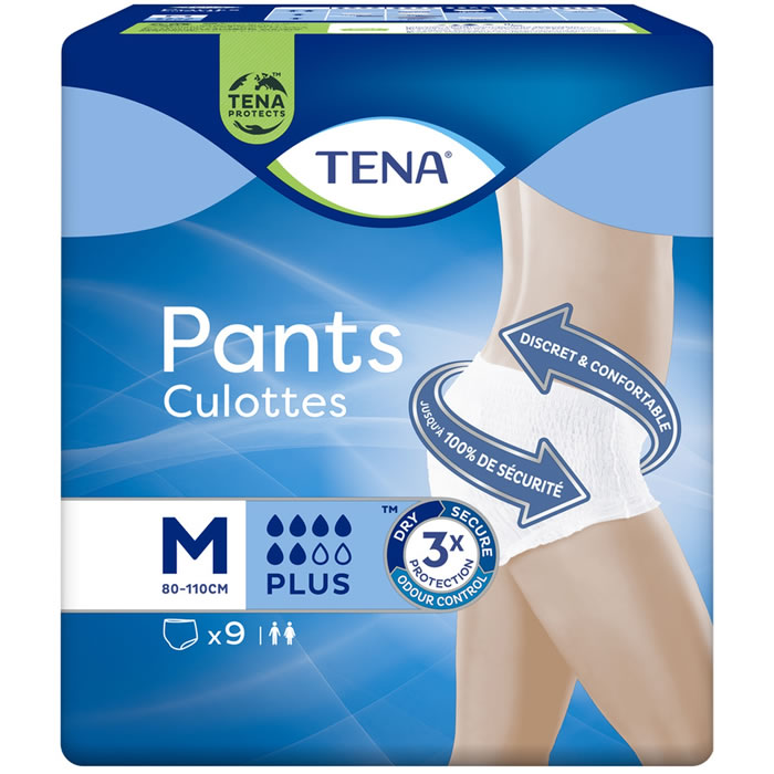 TENA Pants Culottes fuites urinaires plus taille M