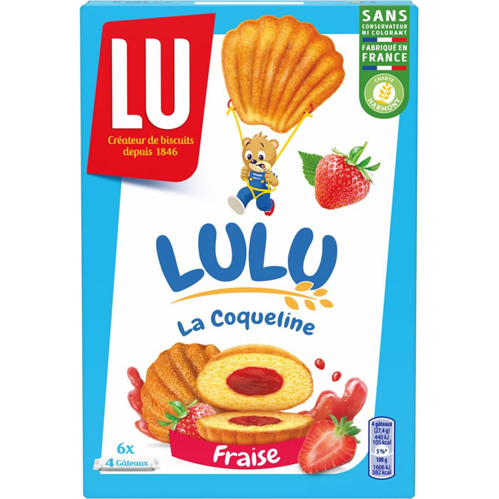 LU Lulu Coquelines fourrées à la fraise