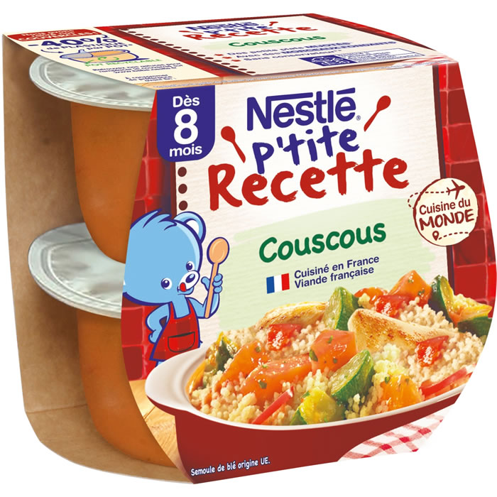 NESTLE P'tite Recette Couscous dès 8 mois