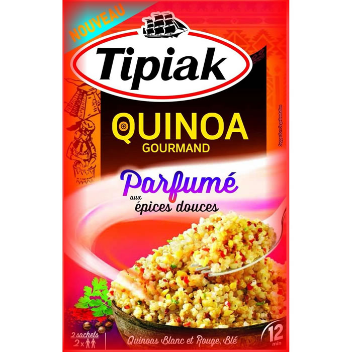 TIPIAK Quinoa gourmand aux épices douces