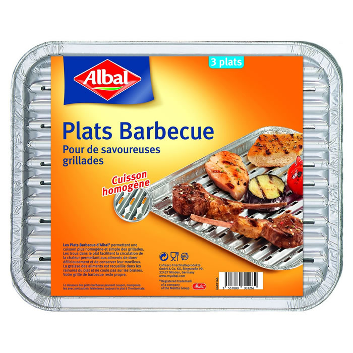 ALBAL Cuisson homogène Plats barbecue