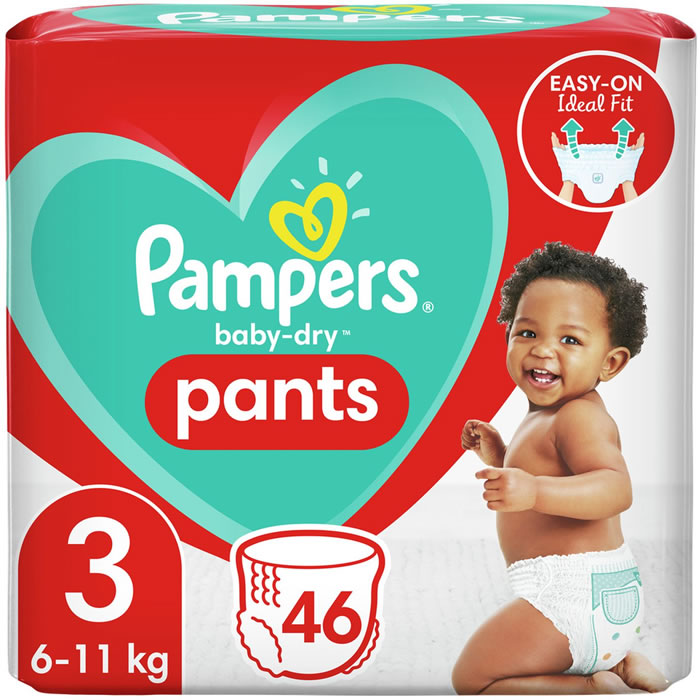 PAMPERS Baby-Dry Pants Couches-culottes taille 3 (6-11 kg)